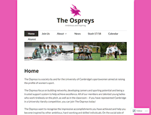 Tablet Screenshot of ospreys-cambridge.com